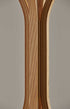16.5" x 16.5" x 68.25" Natural Coat Rack